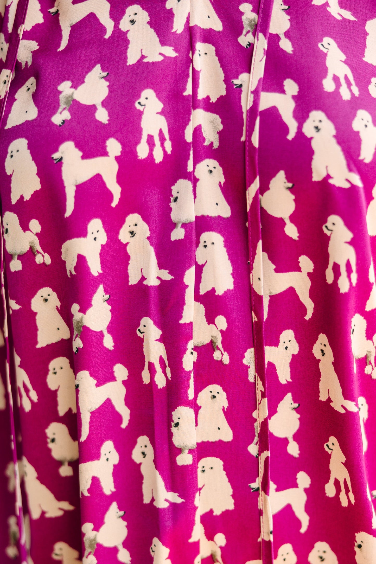 Hear You Out Plum Purple Poodle Blouse