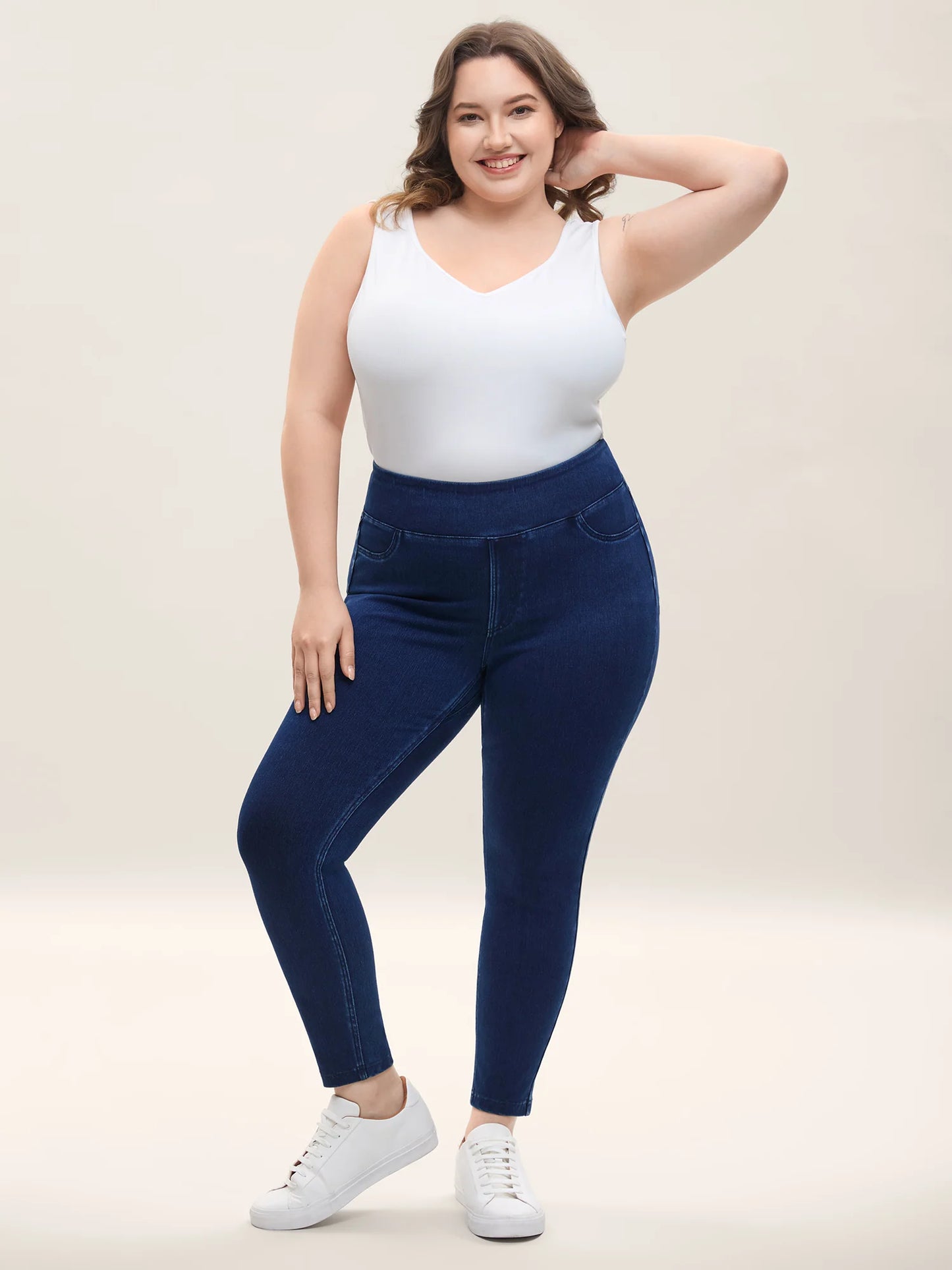 Yoga Stretch Classic Skinny Fit Knit Denim
