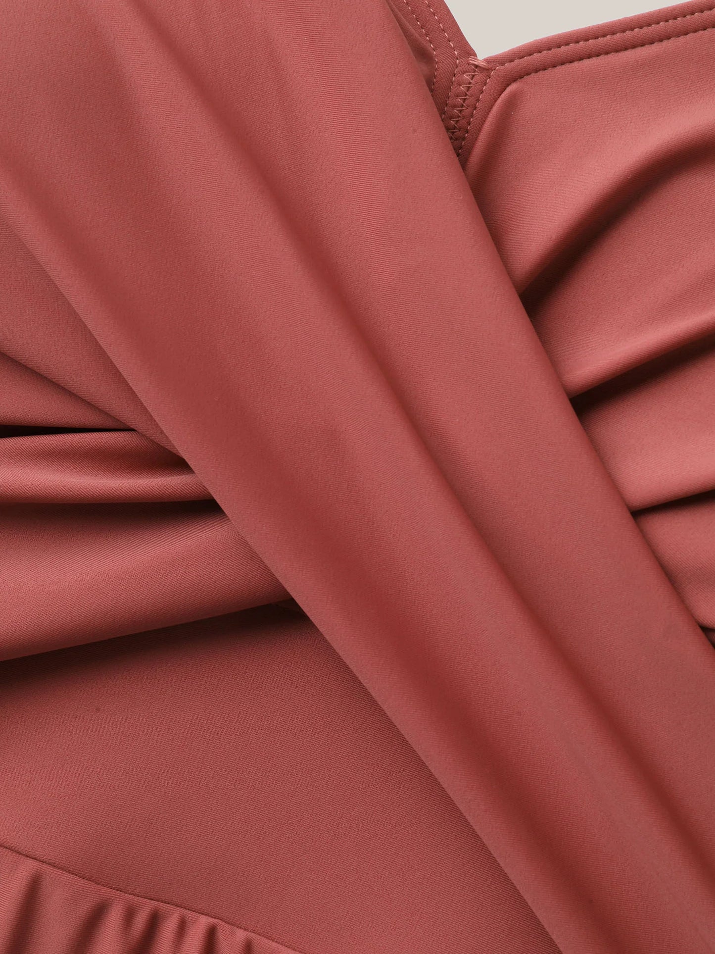 Anti-Float Ties Crossover Swim Dress
